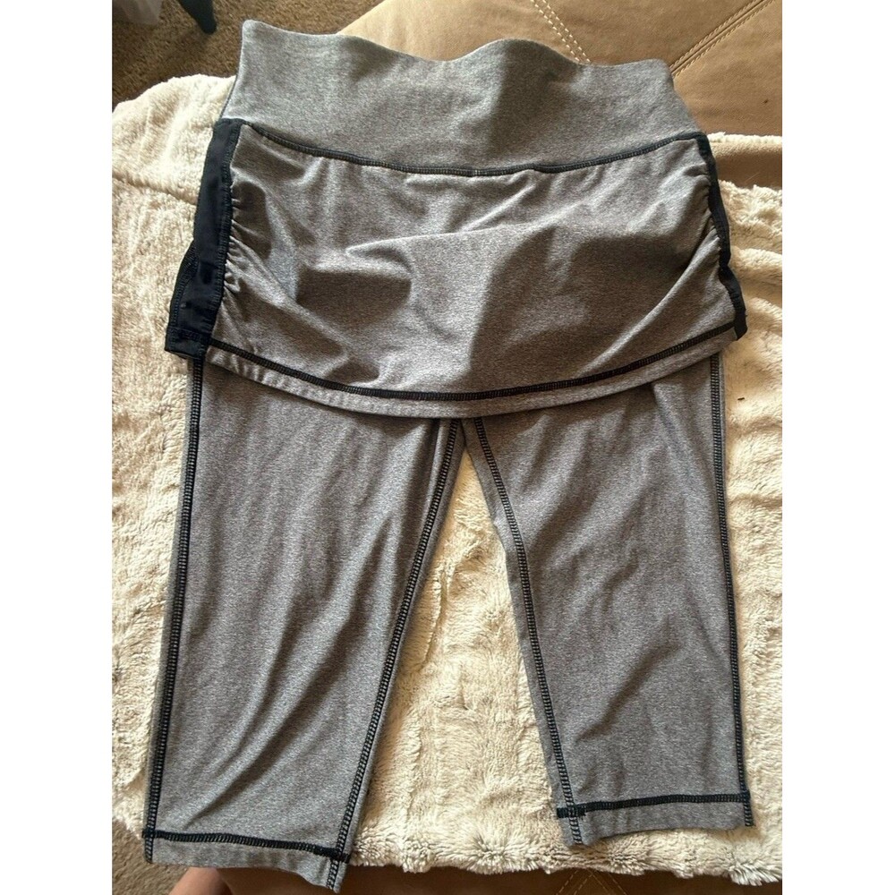 SM Women Skirted Legging Gray Size M Tennis Active Gym Workout Exercise